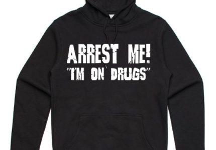 arrest mehoodie black